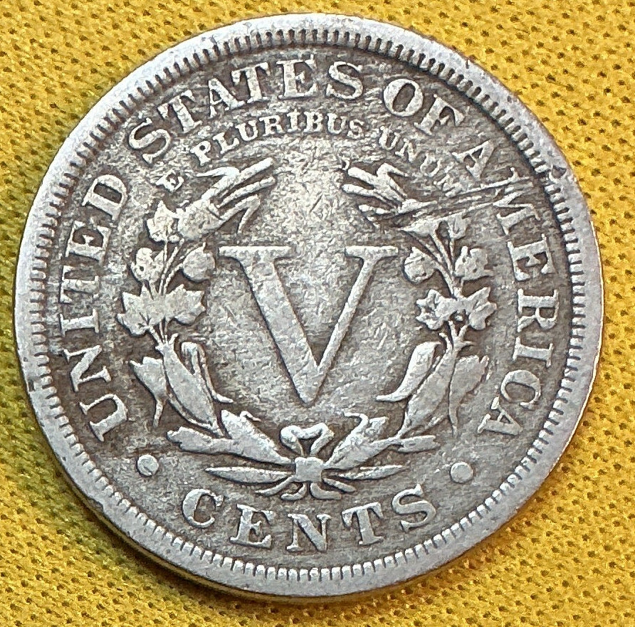 1911 Liberty Nickel, Very Good Circulated Coin, Store #NL914