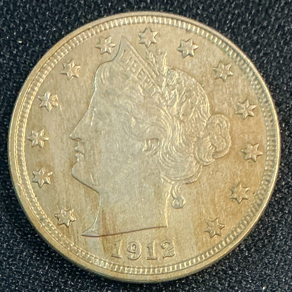 1912 Liberty Nickel, Extra Fine Circulated Coin, Store #NL920