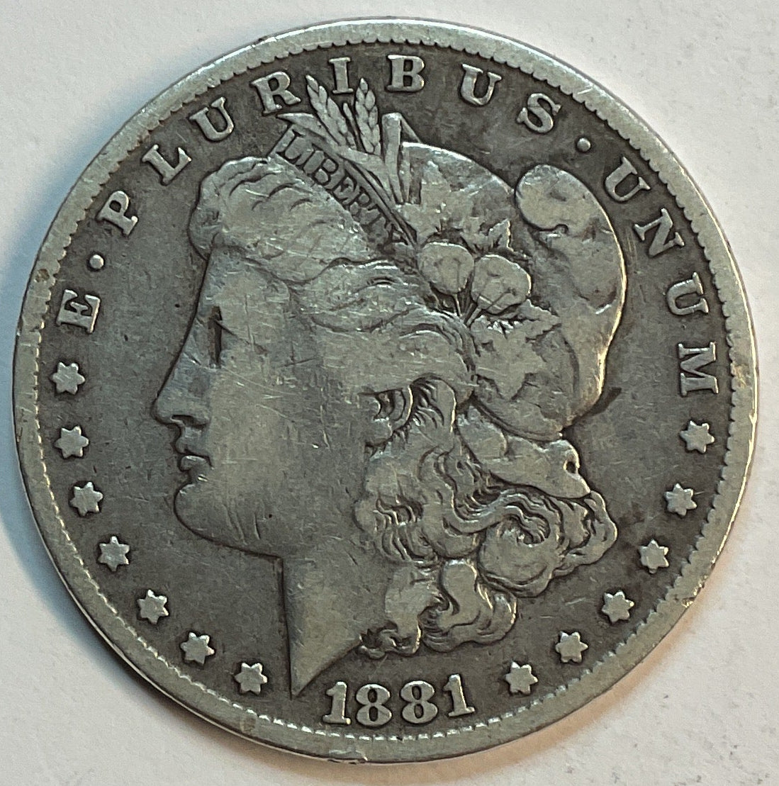 1881 Morgan Dollar, Fine Circulated Coin, Store #DR0854