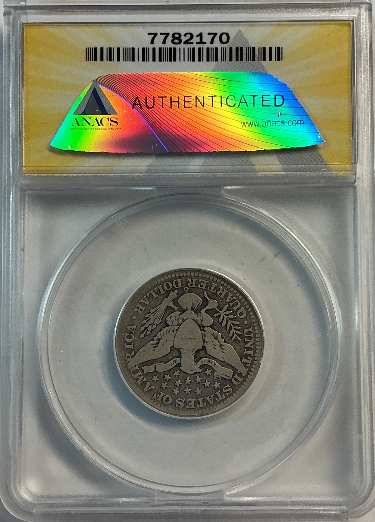 1905-O Barber Quarter, ANACS Good 6. Store #QR1491