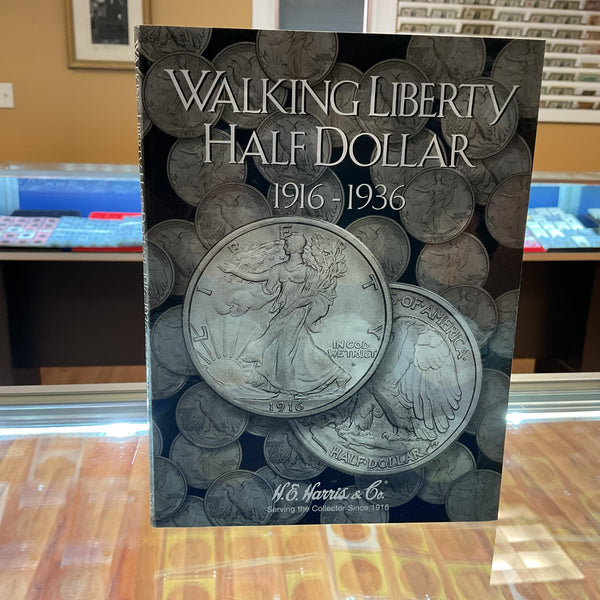 Walking Liberty Half Dollar, Whitman Coin Folder, Collections 1916-1936