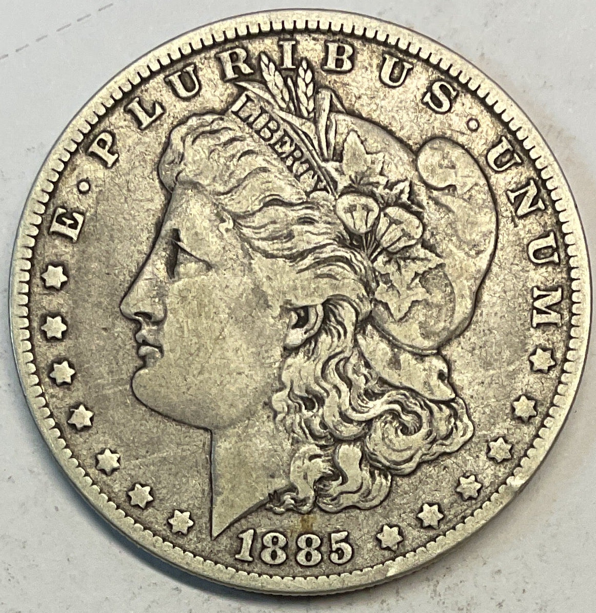 1885-O Morgan Silver Dollar, Very Fine Circulated Coin, Store #DR0891