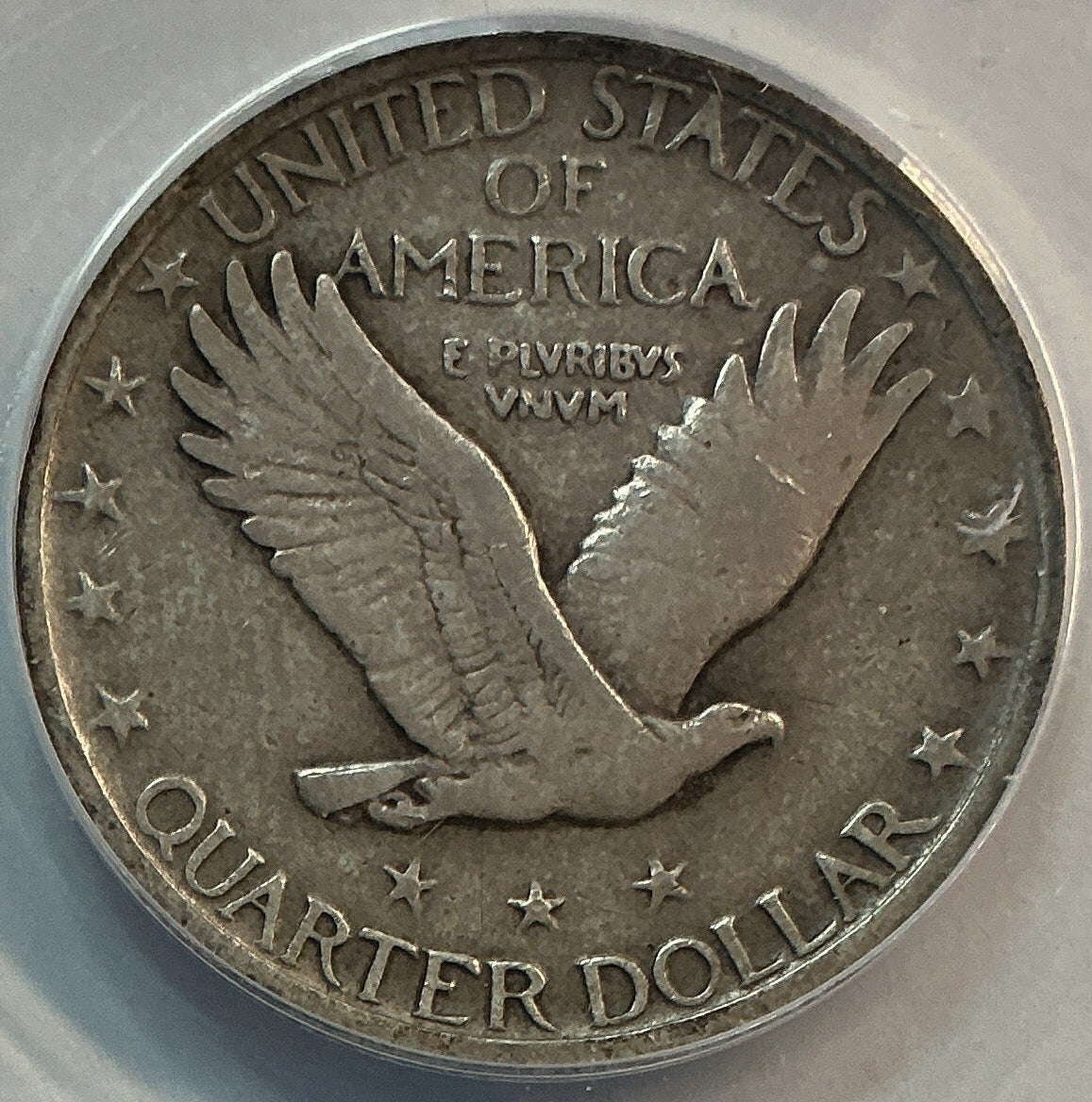 1917 Standing Liberty Quarter., Type-2., ANACS F-15, Store #QR1603