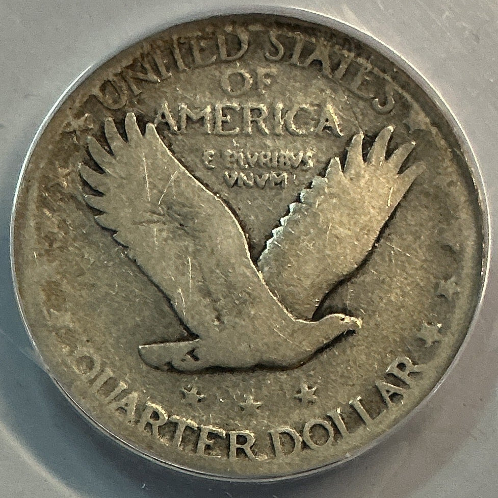 1925 Standing Liberty Quarter, ANACS Good 4, Store #QR1622