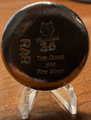 .999 silver, 3.6 Troy Ounce, Round, Store