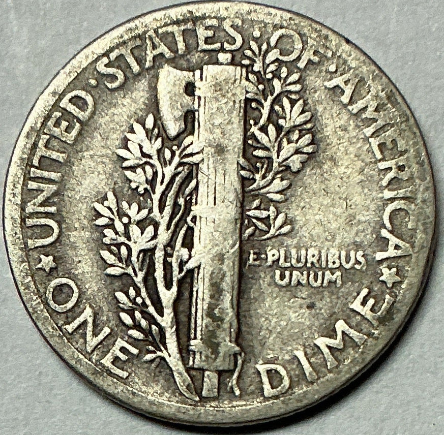 1931 Mercury Dime, Very Good Circulated Coin, Store #DE0980