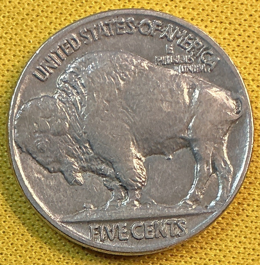 1934 Buffalo Nickel, Very Good Circulated Coin, Store #NL1097
