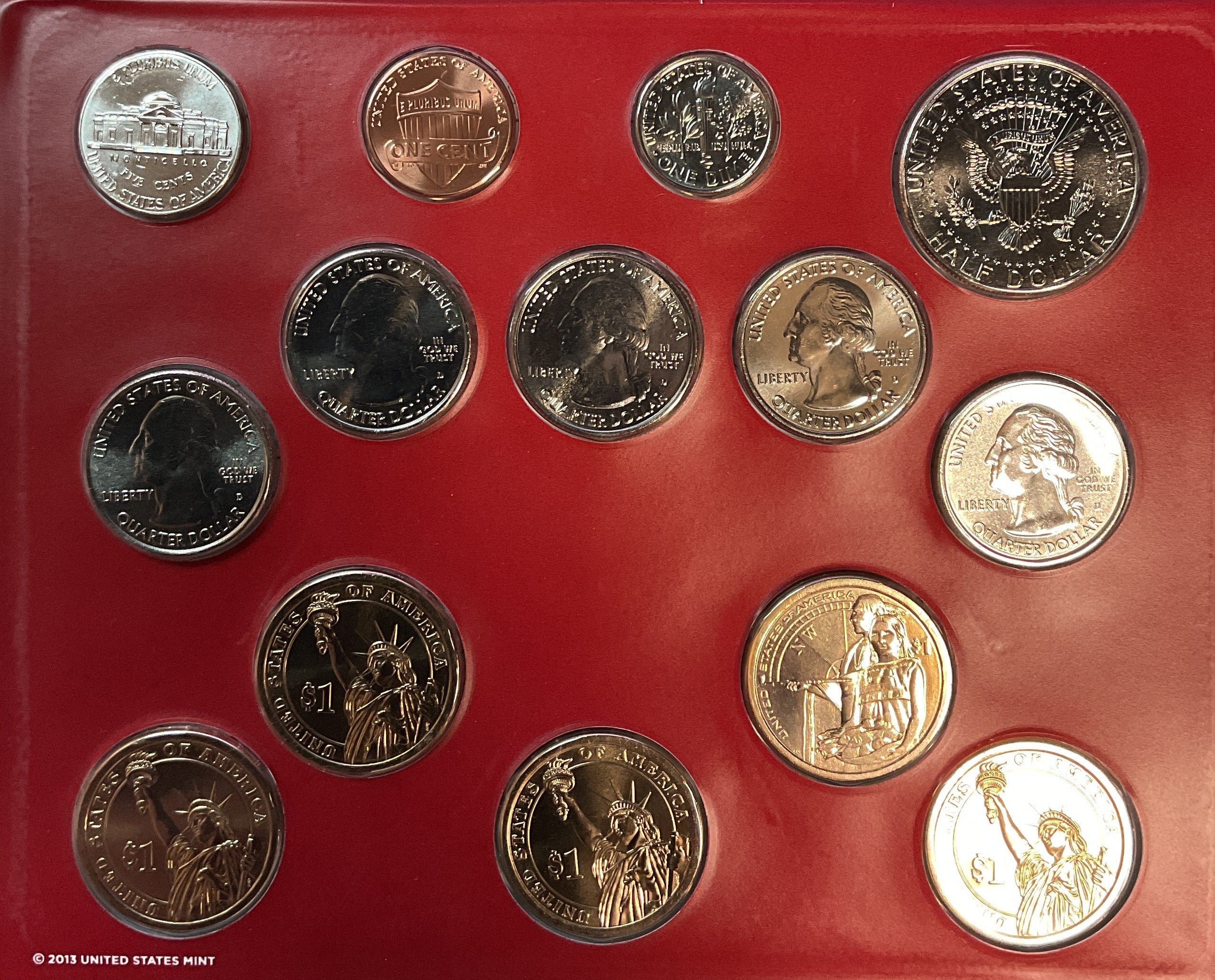 2014 United States Uncirculated 28-Coin Mint Set