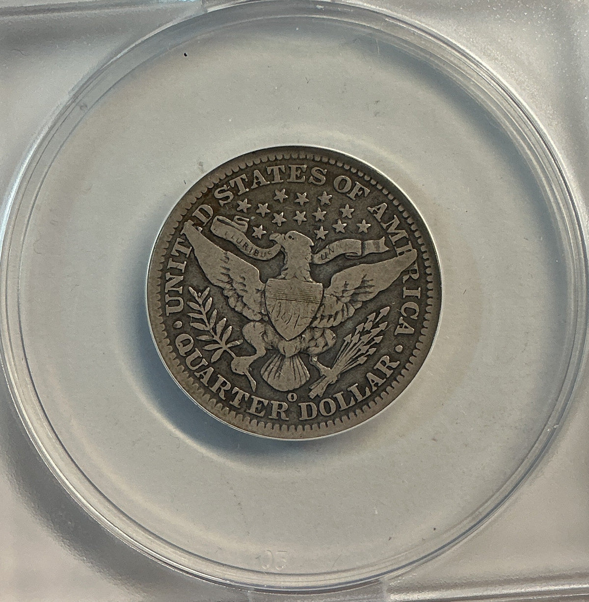 1903-O Barber Quarter, ANACS Very Good 10. Store #QR1494