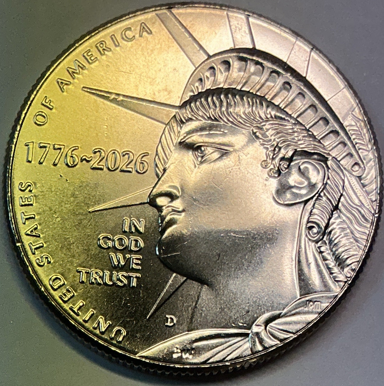 2026-D and P Liberty Half Dollar. Modern Half. Gem Uncirculated. Store #HR2026