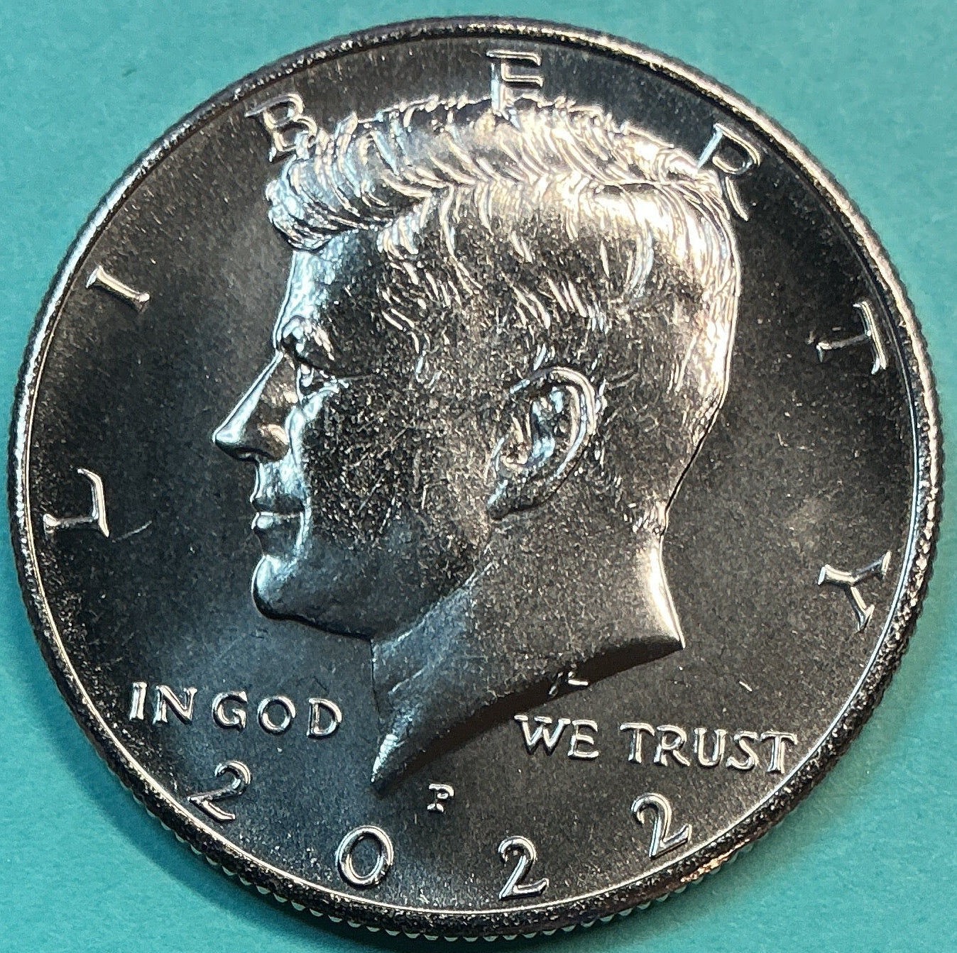 2022-P Kennedy Half Dollar. Modern Half. Gem UN-Circulated. Store #HR1823