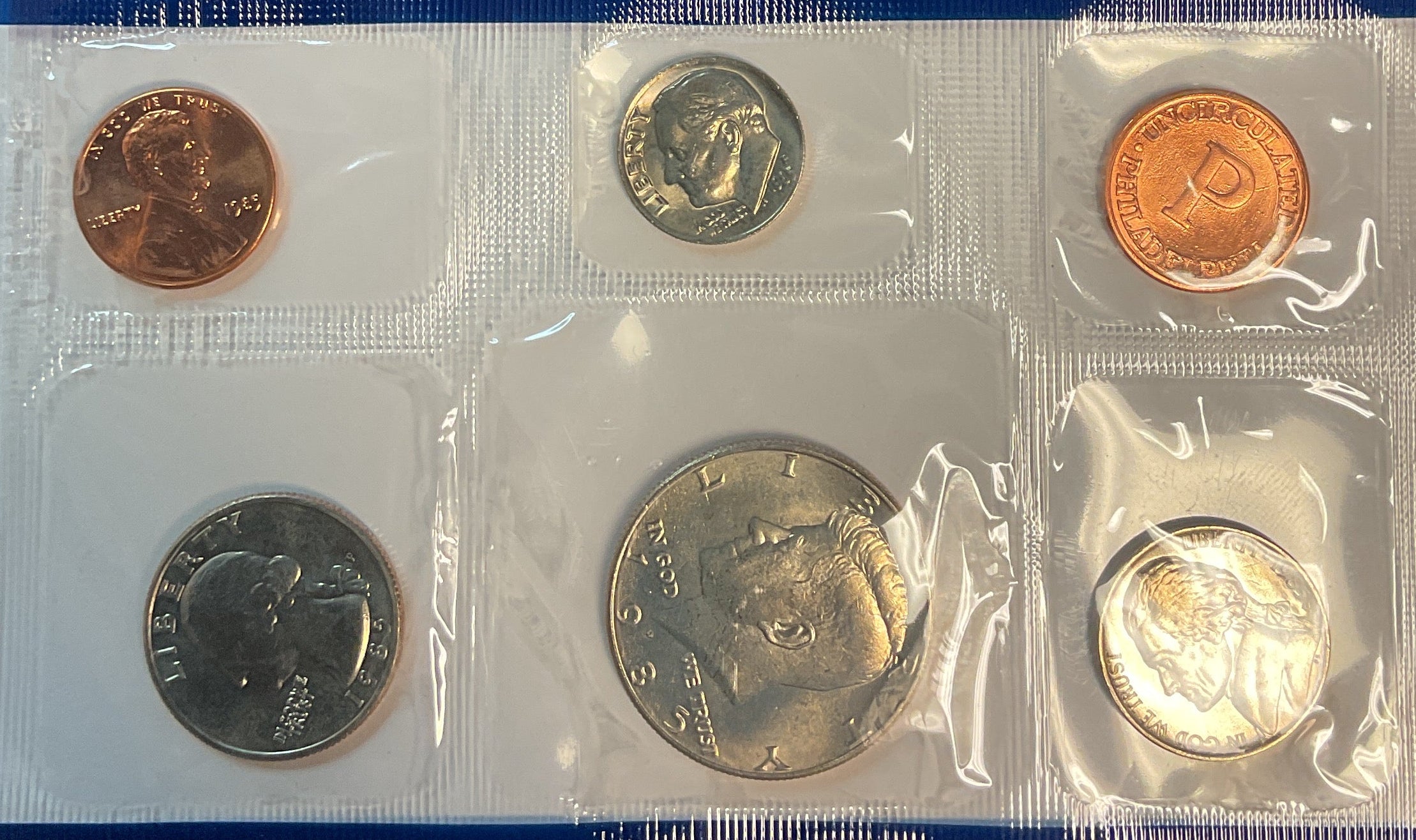 1985 United States Uncirculated 12-Coin Mint Set