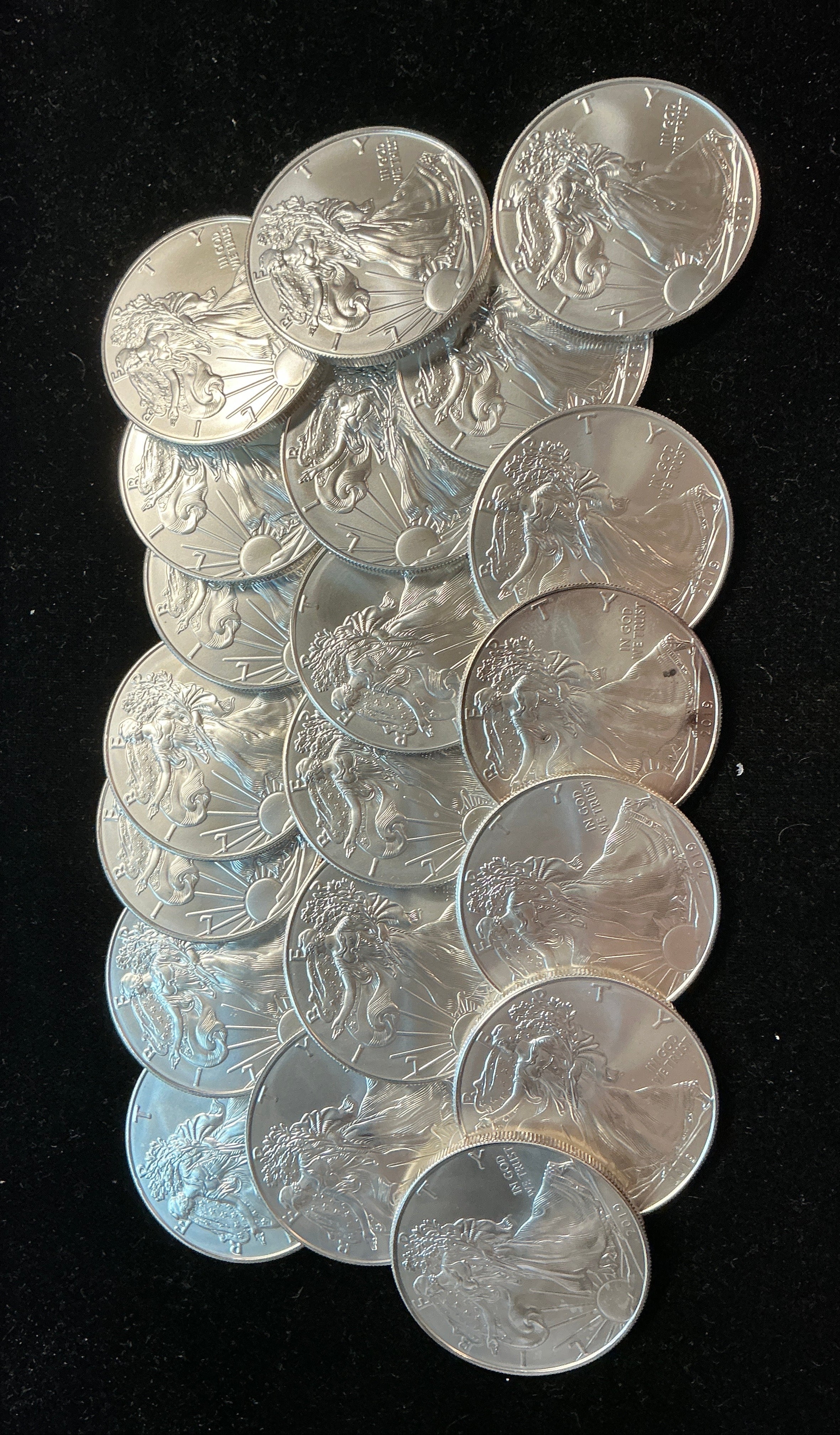 2019 American Silver Eagle Rolls. Store #SR005