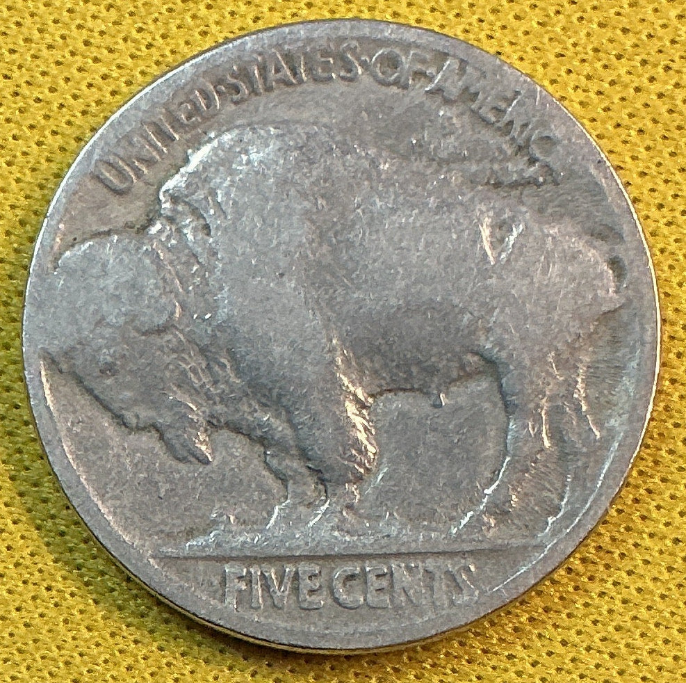 1921 Buffalo Nickel, Very Good Circulated Coin, Store #NL1025
