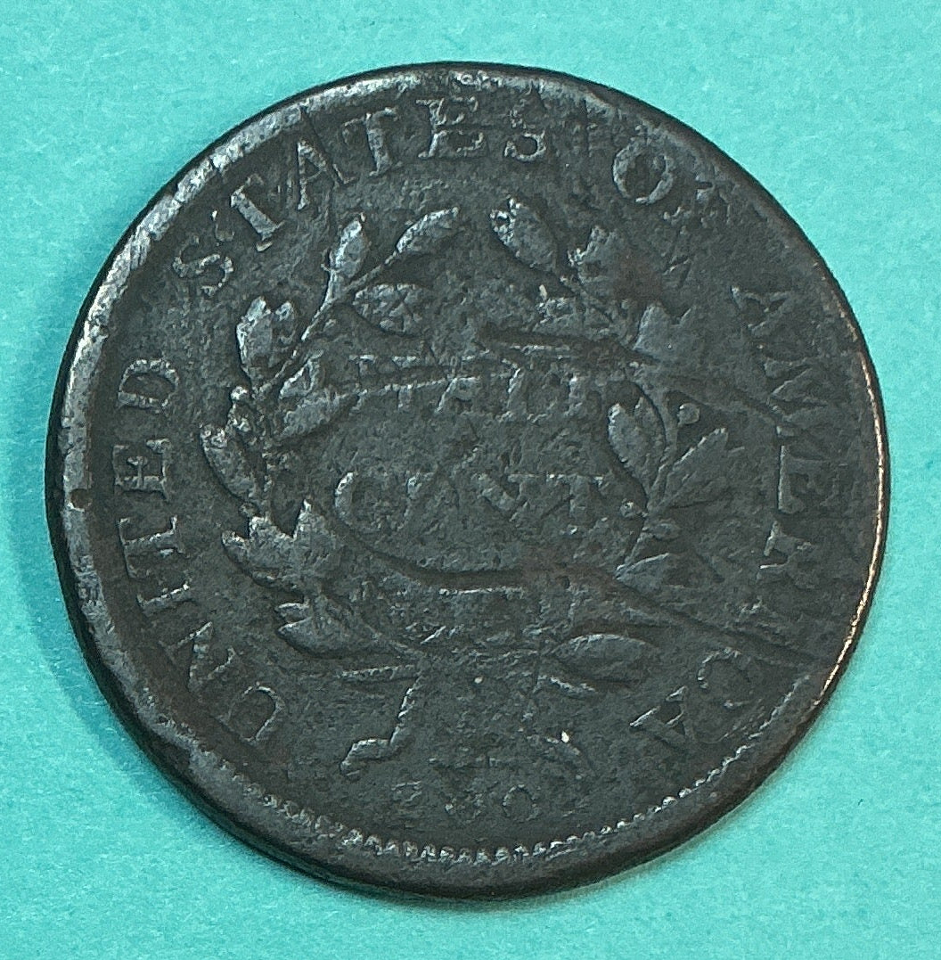 1807 Draped Bust Half Cent, Good Circulated Coin. Store #HT0036