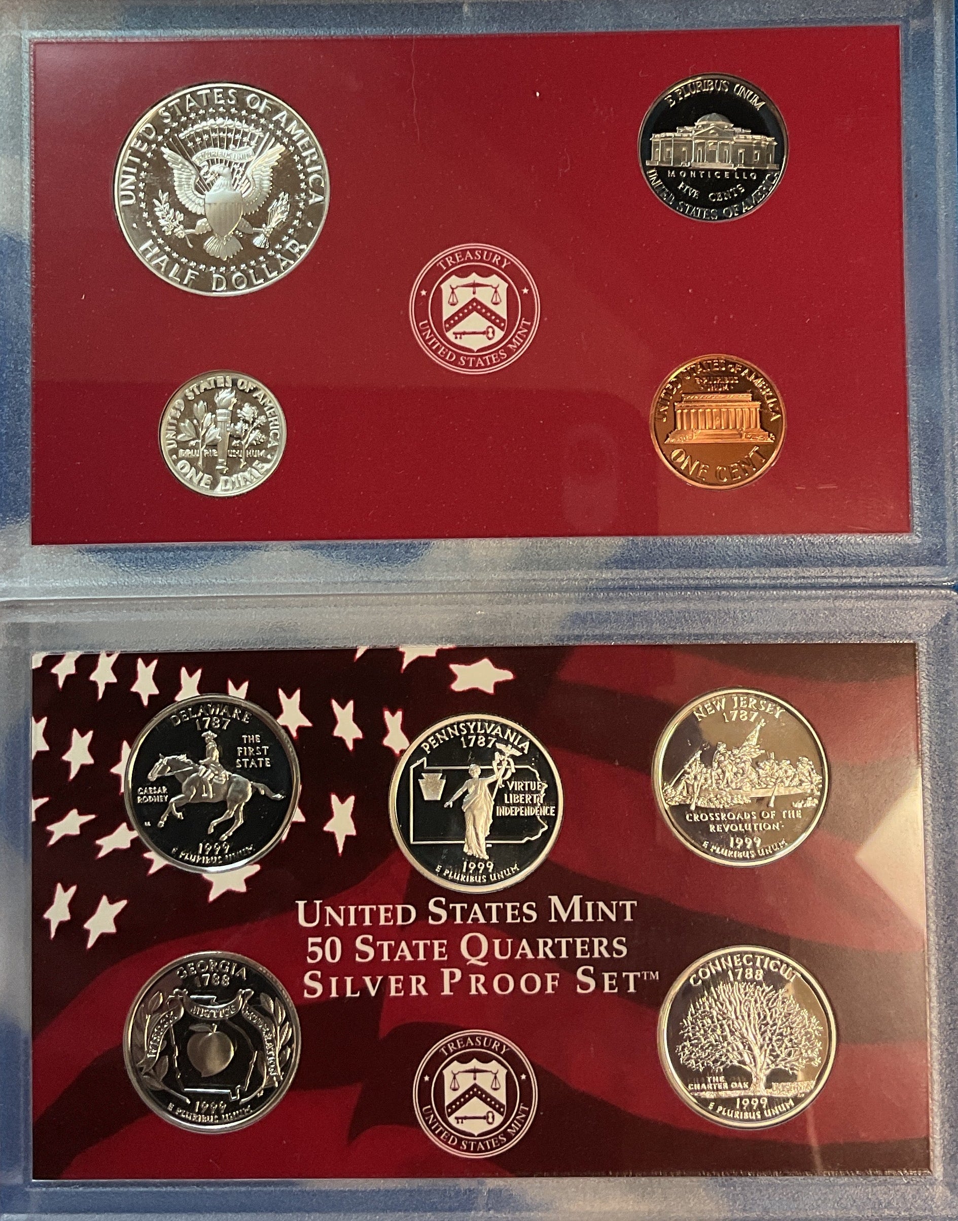 1999 United States Mint Silver Proof Set w/C.O.A.