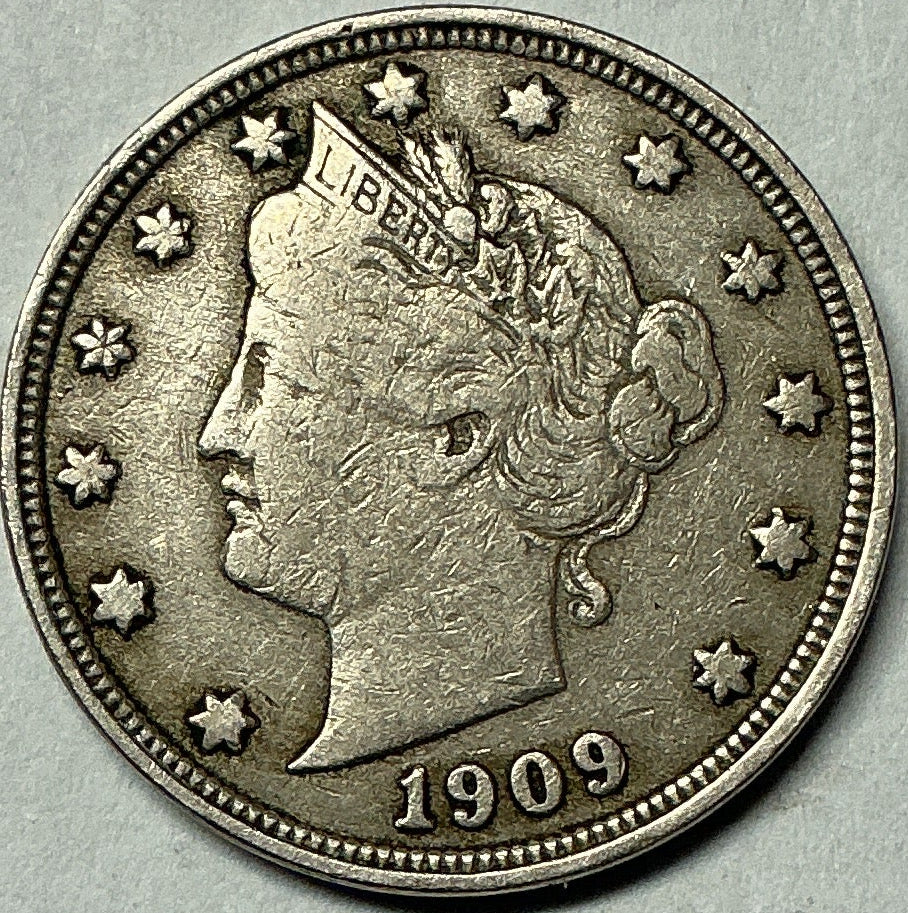 1909 Liberty Nickel, Very Fine Circulated Coin, Store #NL684