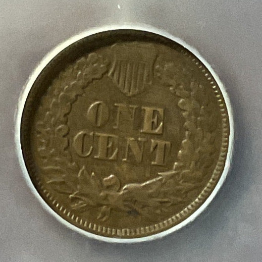1877 Indian Head Cent, F-15, Fine Circulated Coin, Store #CT1195
