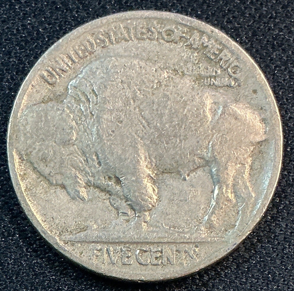 1921 Buffalo Nickel, Very Good+ Circulated Coin, Store #NL1026