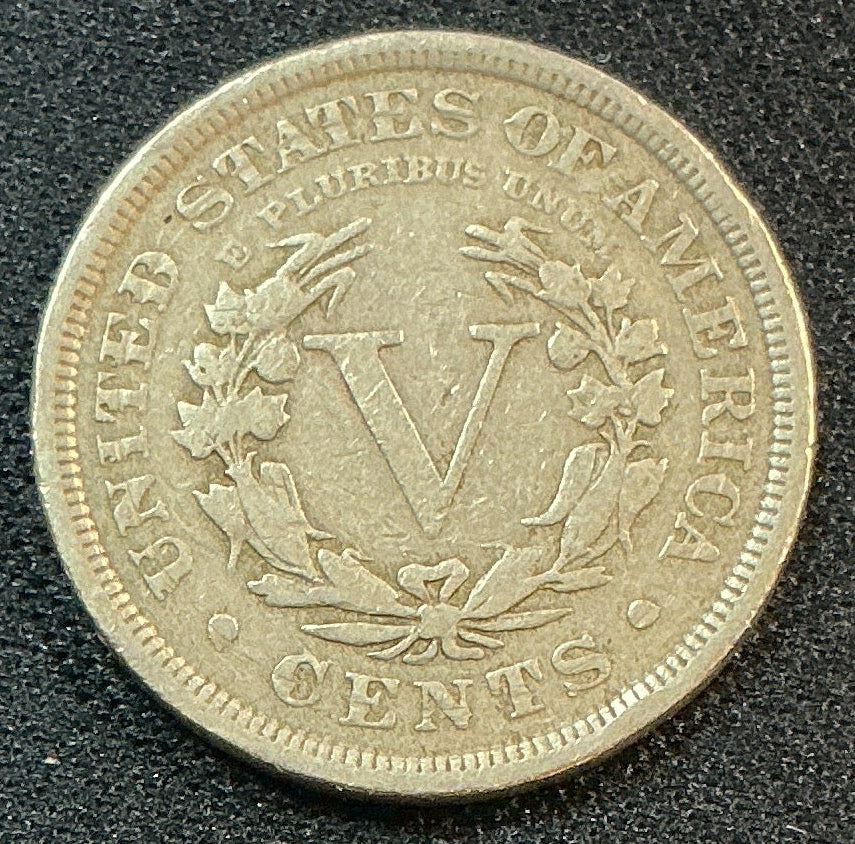 1906 Liberty Nickel, Very Good Circulated Coin, Store #NL897