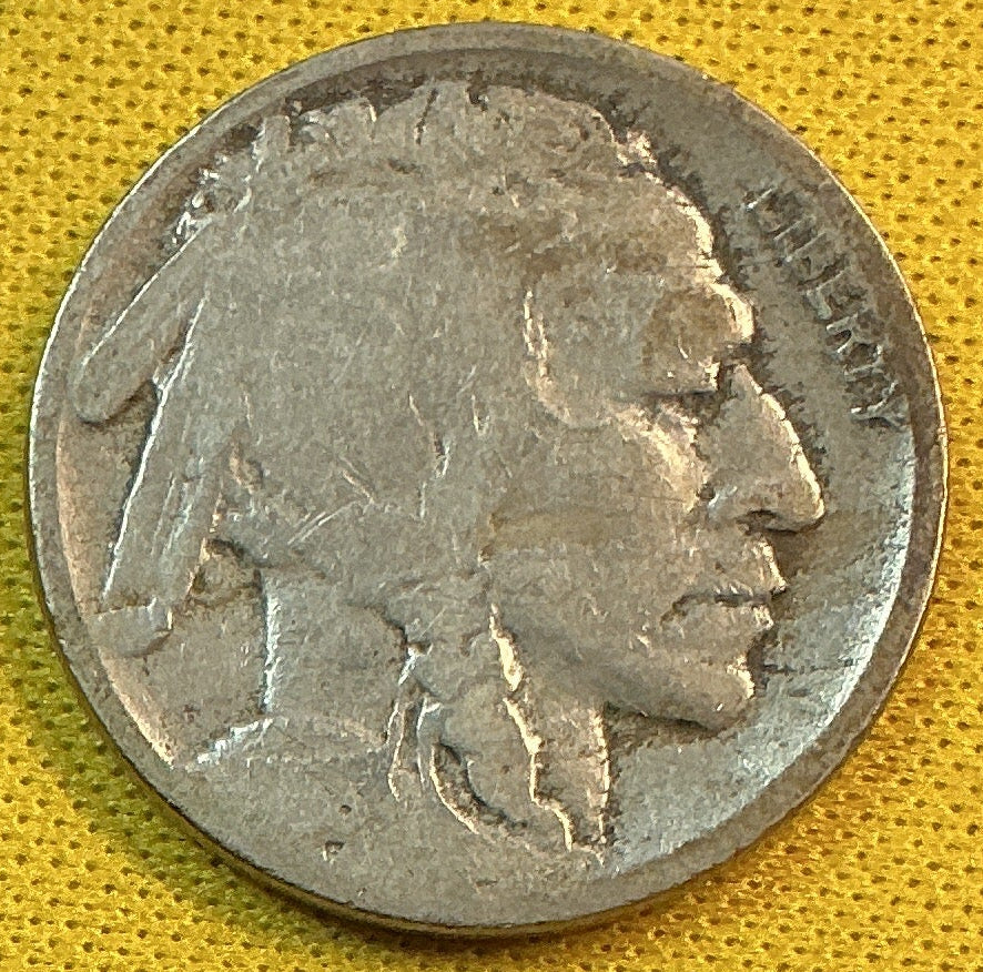 1918-D Buffalo Nickel, Good Circulated Coin, Store #NL995