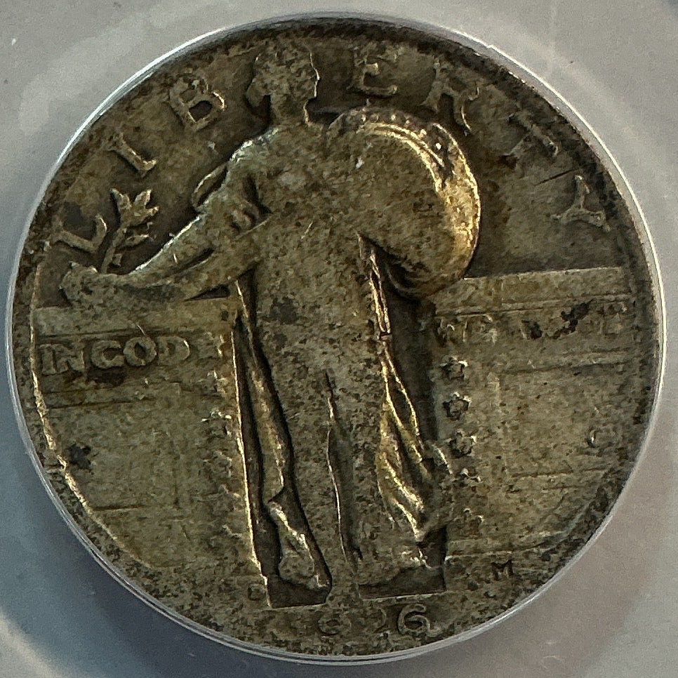 1926-D Standing Liberty Quarter, ANACS Good-4, Store #QR1624