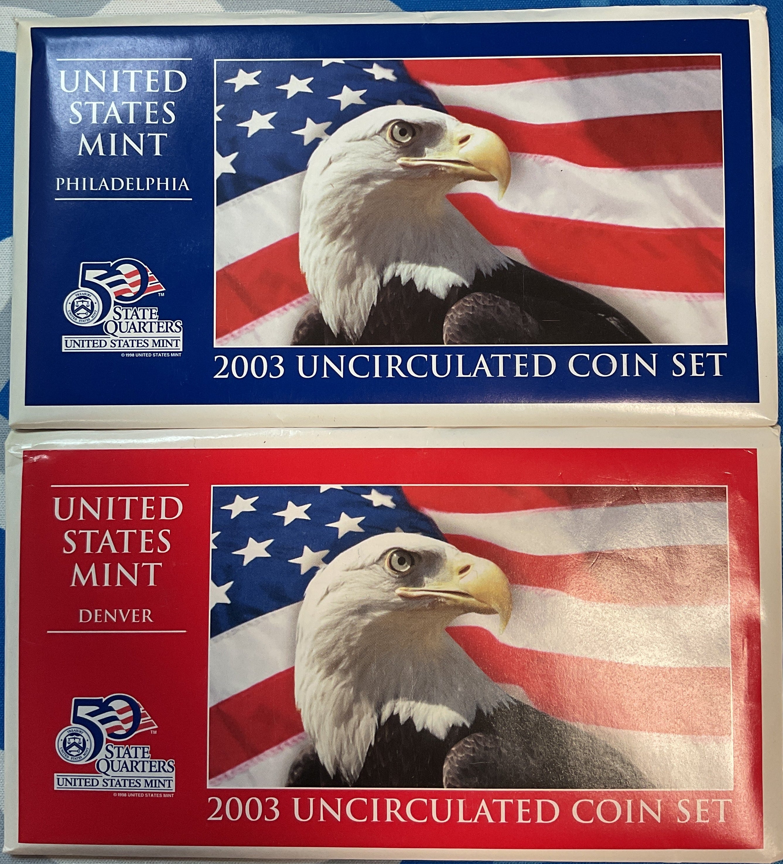 2003 United States Uncirculated 20-Coin Mint Set
