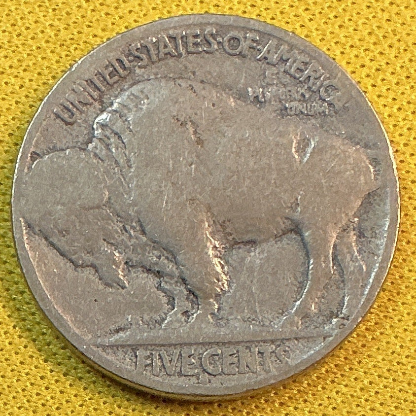 1916-S Buffalo Nickel, Very Good Circulated Coin, Store #NL976