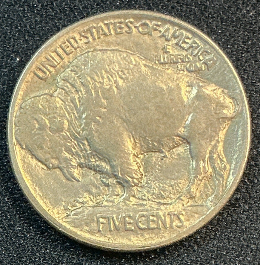 1913 Buffalo Nickel, Type 1, Mint State+ Uncirculated Coin.  Store #NL924