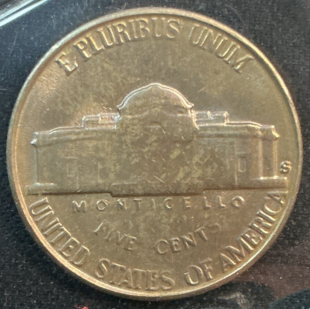 1954-S Jefferson Nickel, Uncirculated coin, Store #NL1188