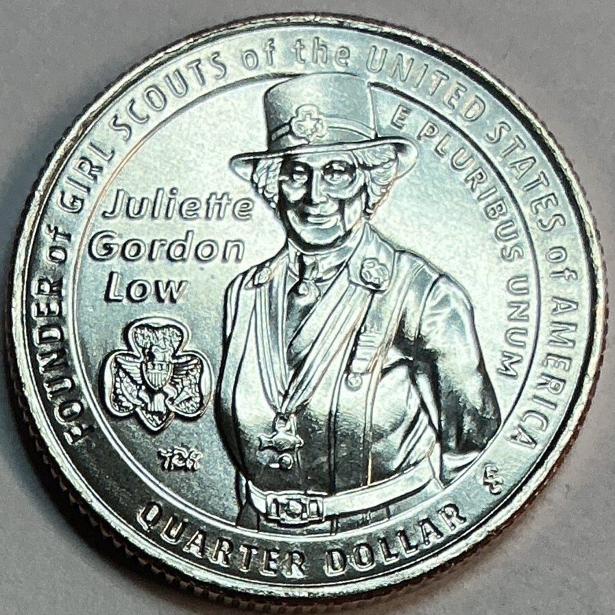 2025-D Juliette Gordon Law, Washington Quarter, American Women Collection 2022-2025