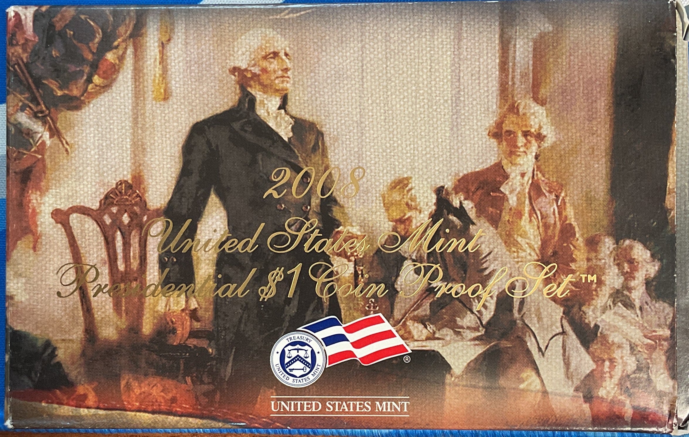 2008 U.S. Mint President $1 Coin Proof Set, in Original Government Packaging.