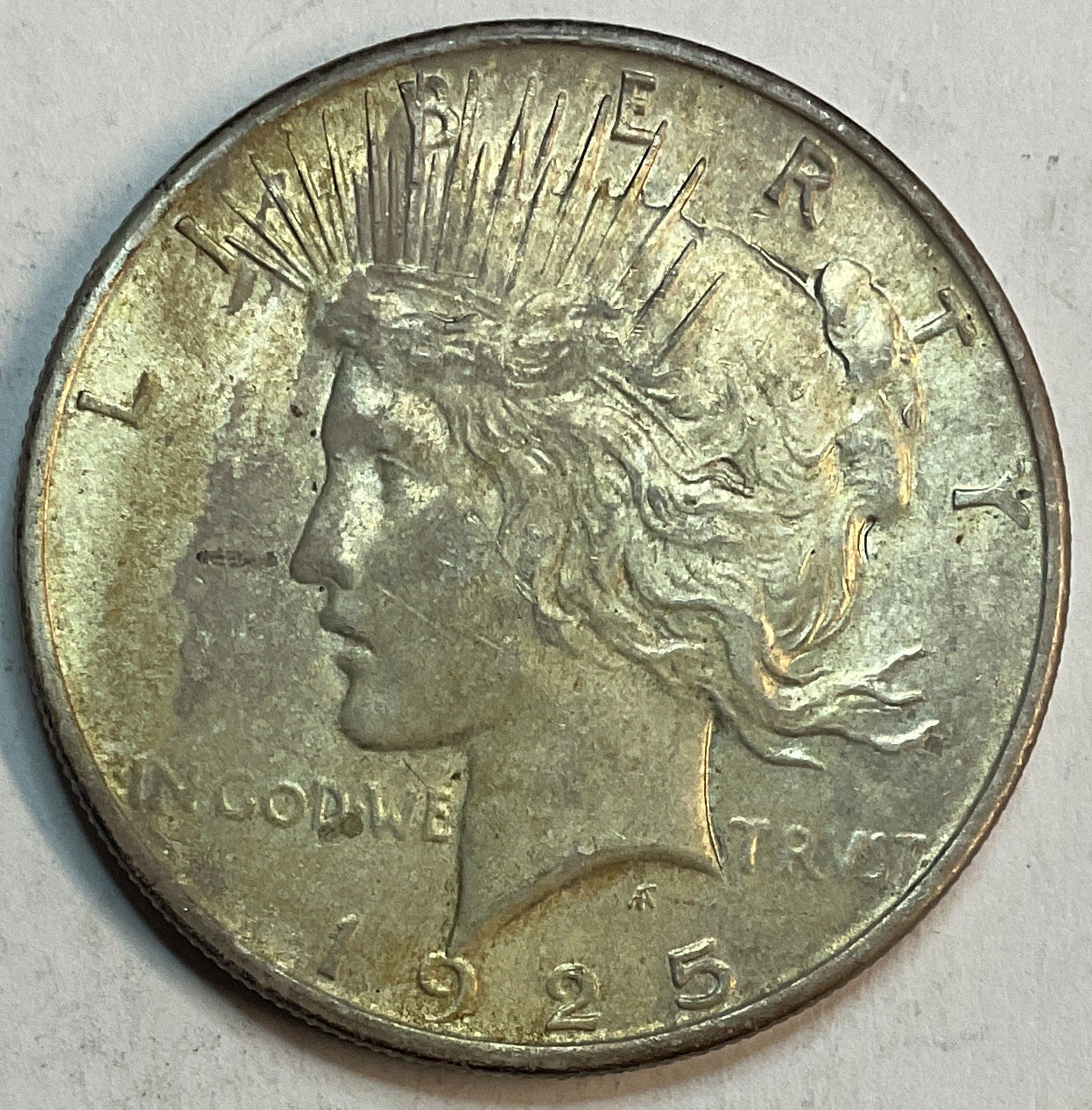 1925 Peace Dollar, Very Fine+ Circulated Coin, Store #DR0952