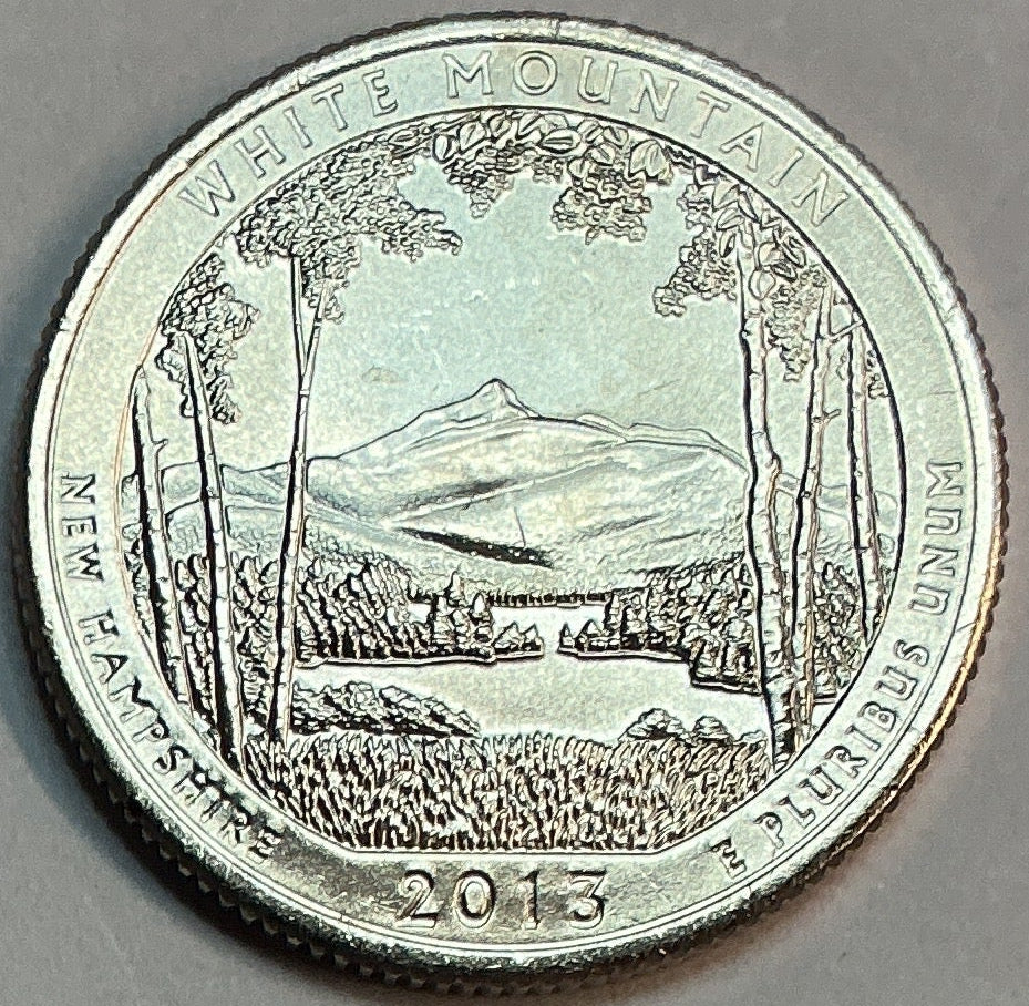2013-D Uncirculated, White Mountain National Forest, New Hampshire, Washington Quarter