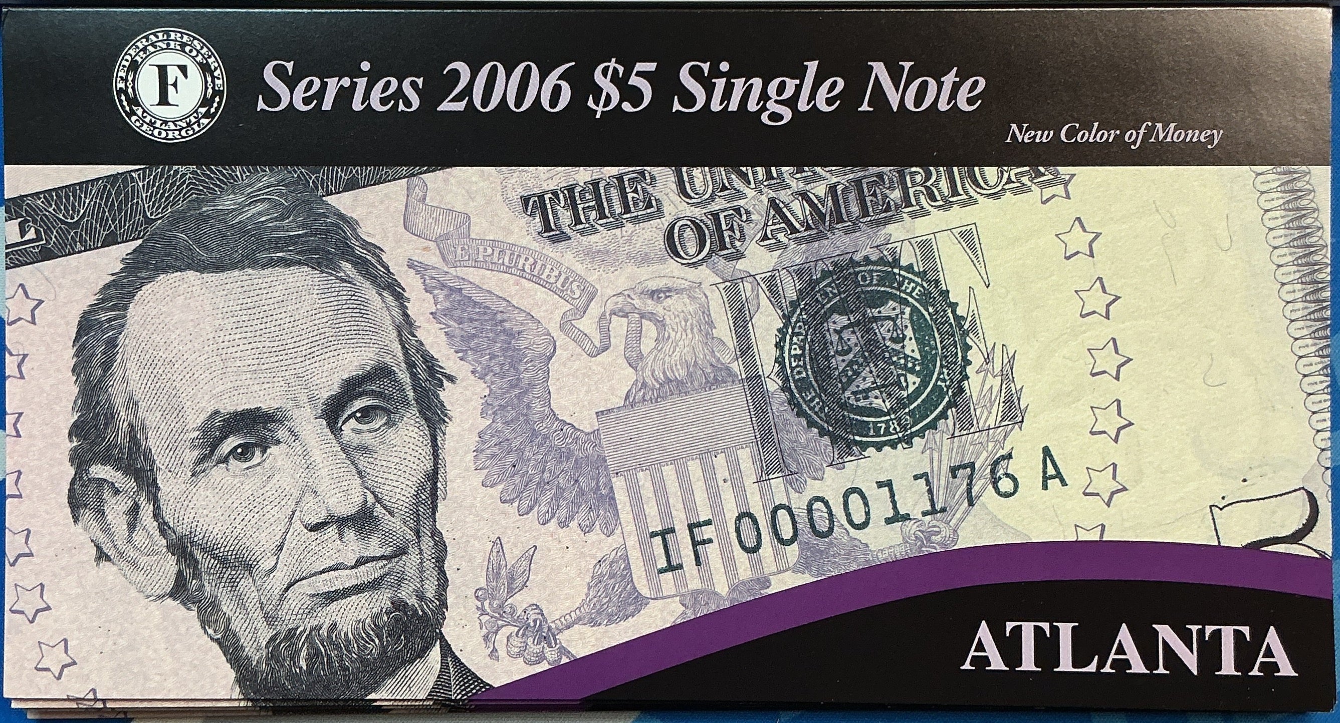2006 Series $5 Single Notes,12 ea, F.R.N, 'LOW SERIAL NUMBERS', Store #FRN001