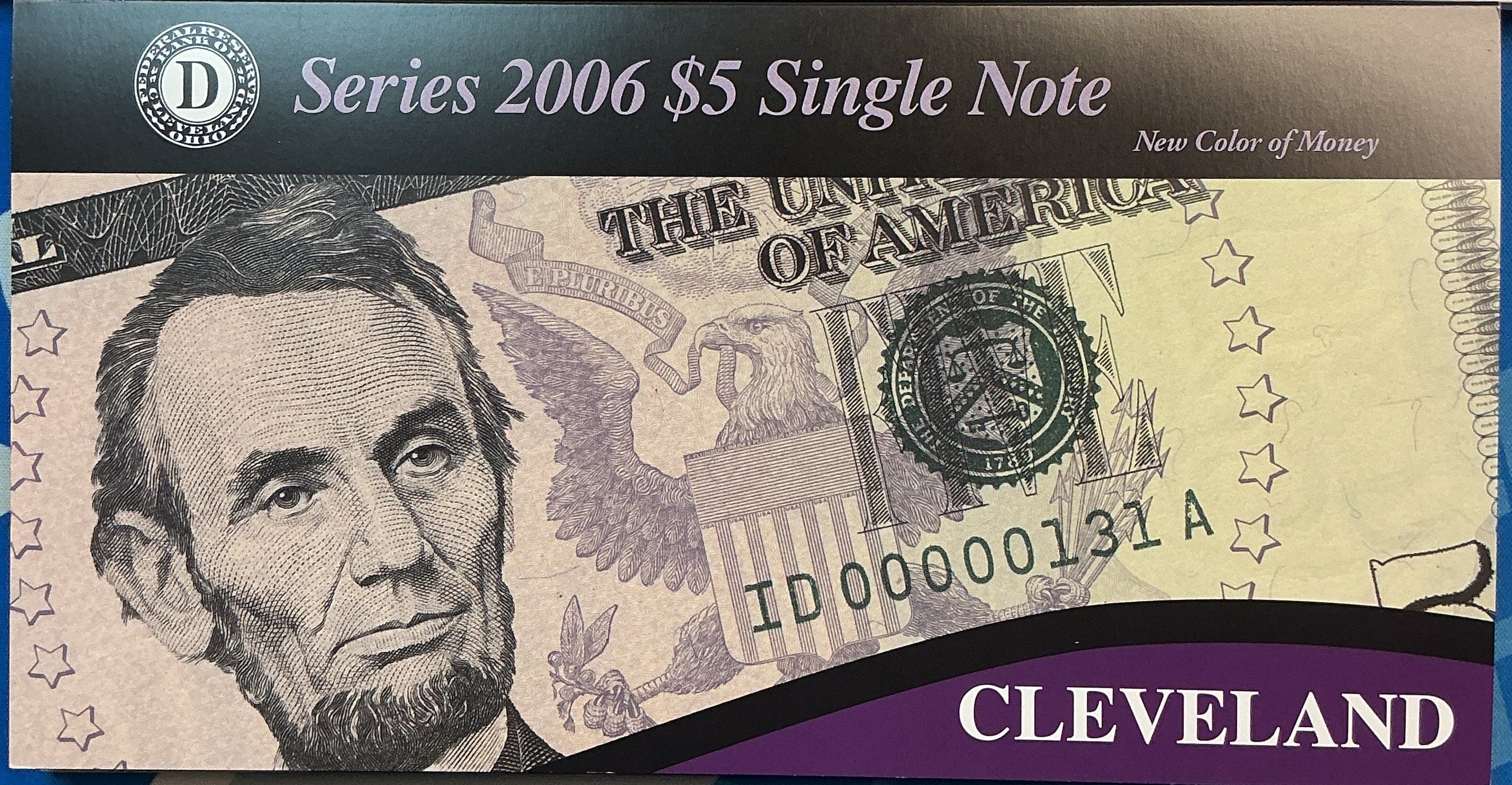 2006 Series $5 Single Notes,12 ea, F.R.N, 'LOW SERIAL NUMBERS', Store #FRN001
