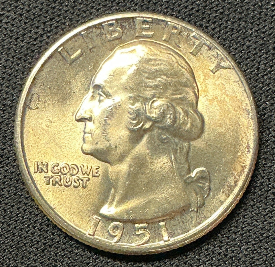 1951-D Washington Quarter, Mint State Uncirculated, Store #QR1425