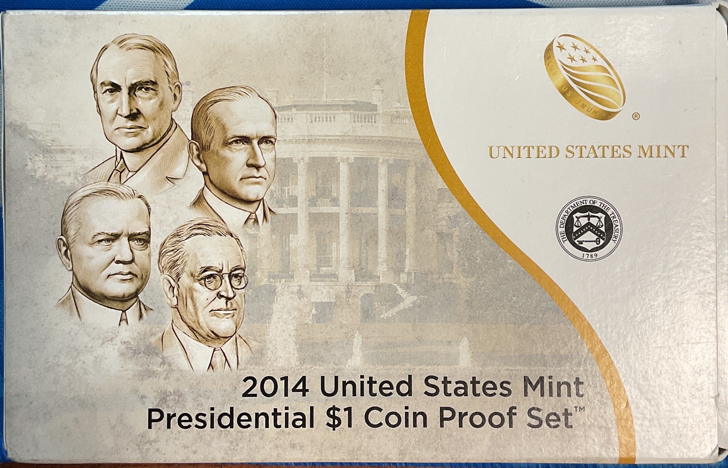 2014 U.S. Mint President $1 Coin Proof Set, in Original Government Packaging.