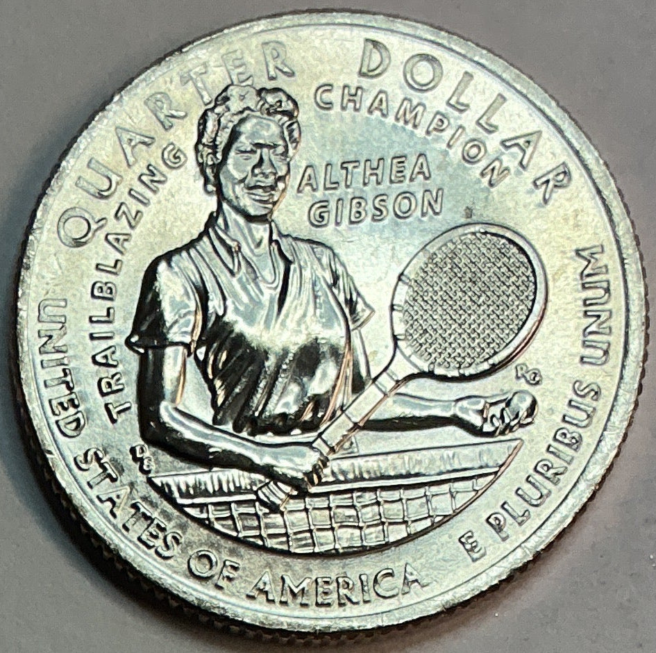 2025-P Althea Gibson, Washington Quarter, American Women Collection 2022-2025