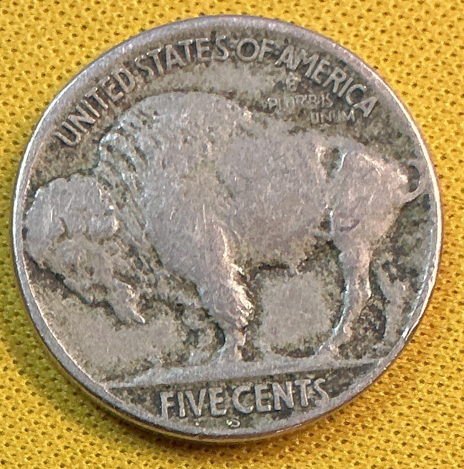 1917-S Buffalo Nickel, Fine Circulated Coin, Store #NL990