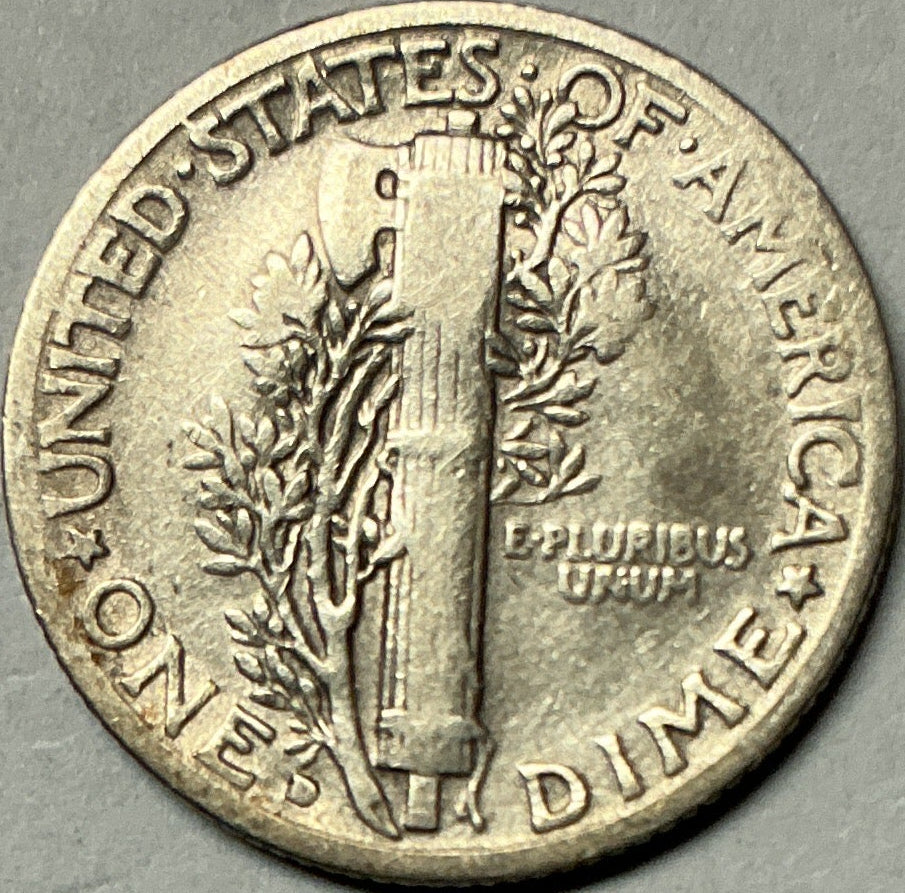 1931-D Mercury Dime, Fine Circulated Coin, Store #DE0982
