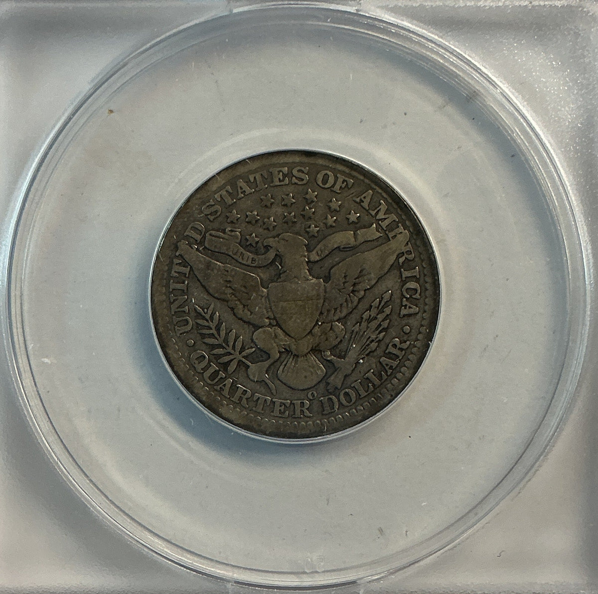 1907-O Barber Quarter, ANACS Very Good 8. Store #QR1485