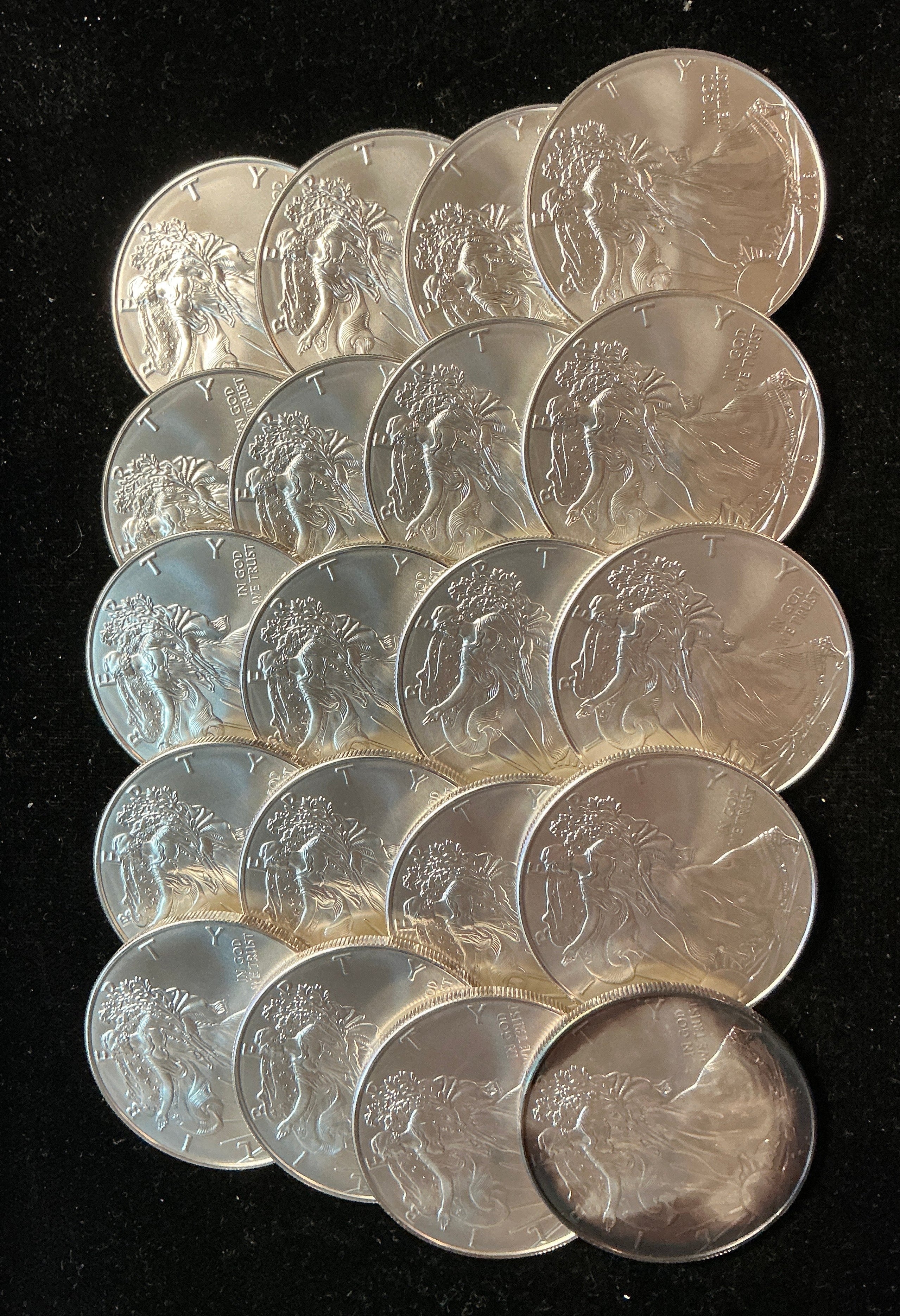 2018 American Silver Eagle Rolls. Store #SR013