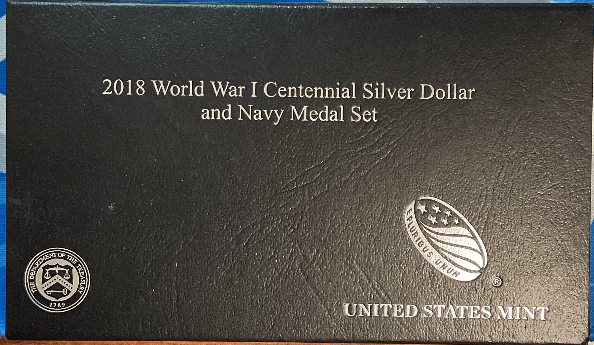 2018 World War I, Silver Dollar and Navy Silver Medal Set, U.S. Mint #SR014