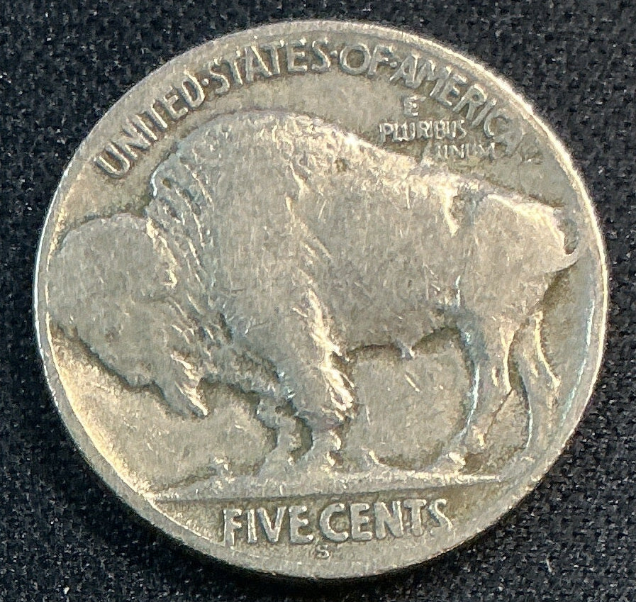 1919-S Buffalo Nickel, Very Good Circulated Coin, Store #NL1007