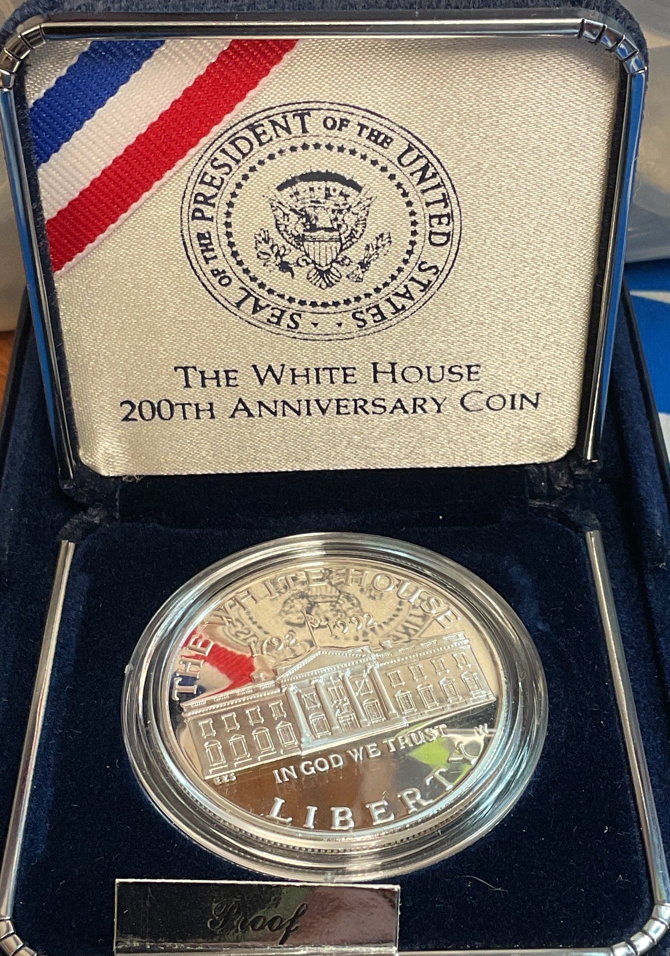 1992 The White House 200th Anniversary Coin Proof, #GMC028