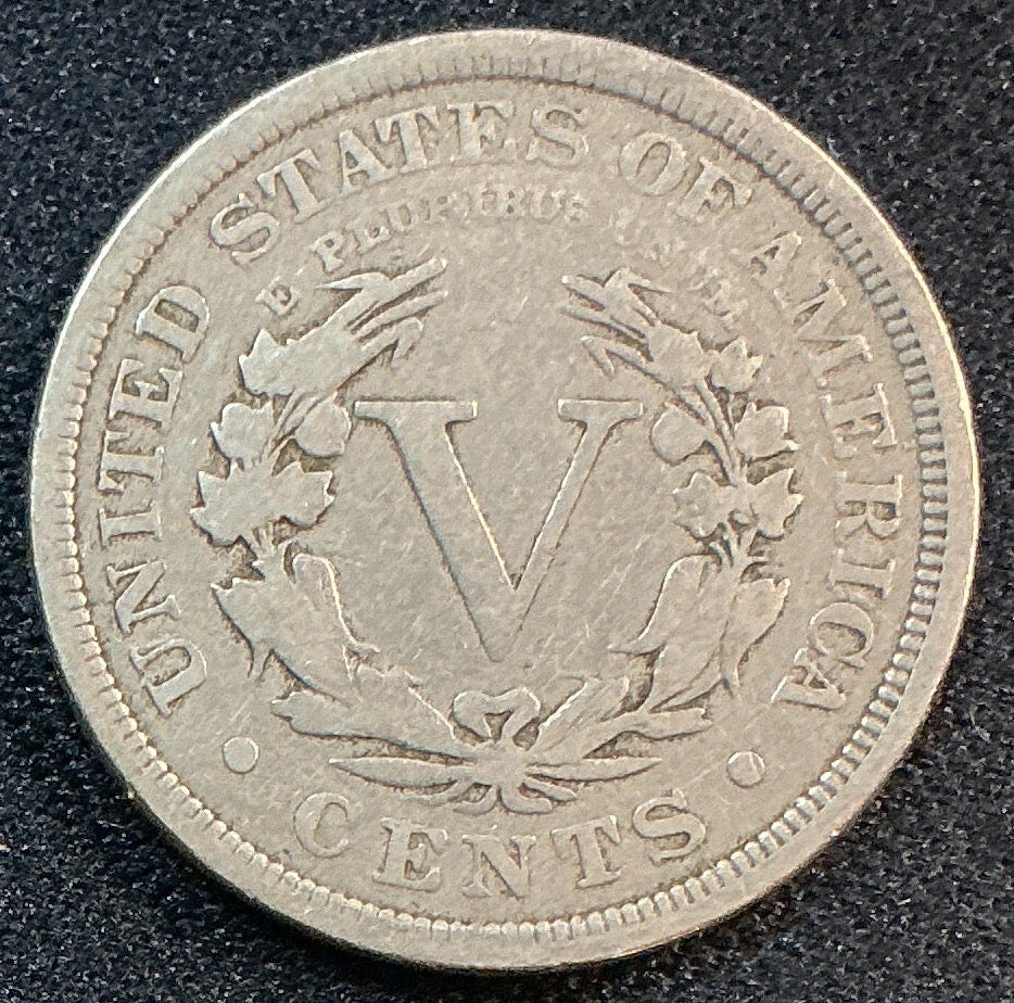 1899 Liberty Nickel, Very Good Circulated Coin., Store Sale #NL880