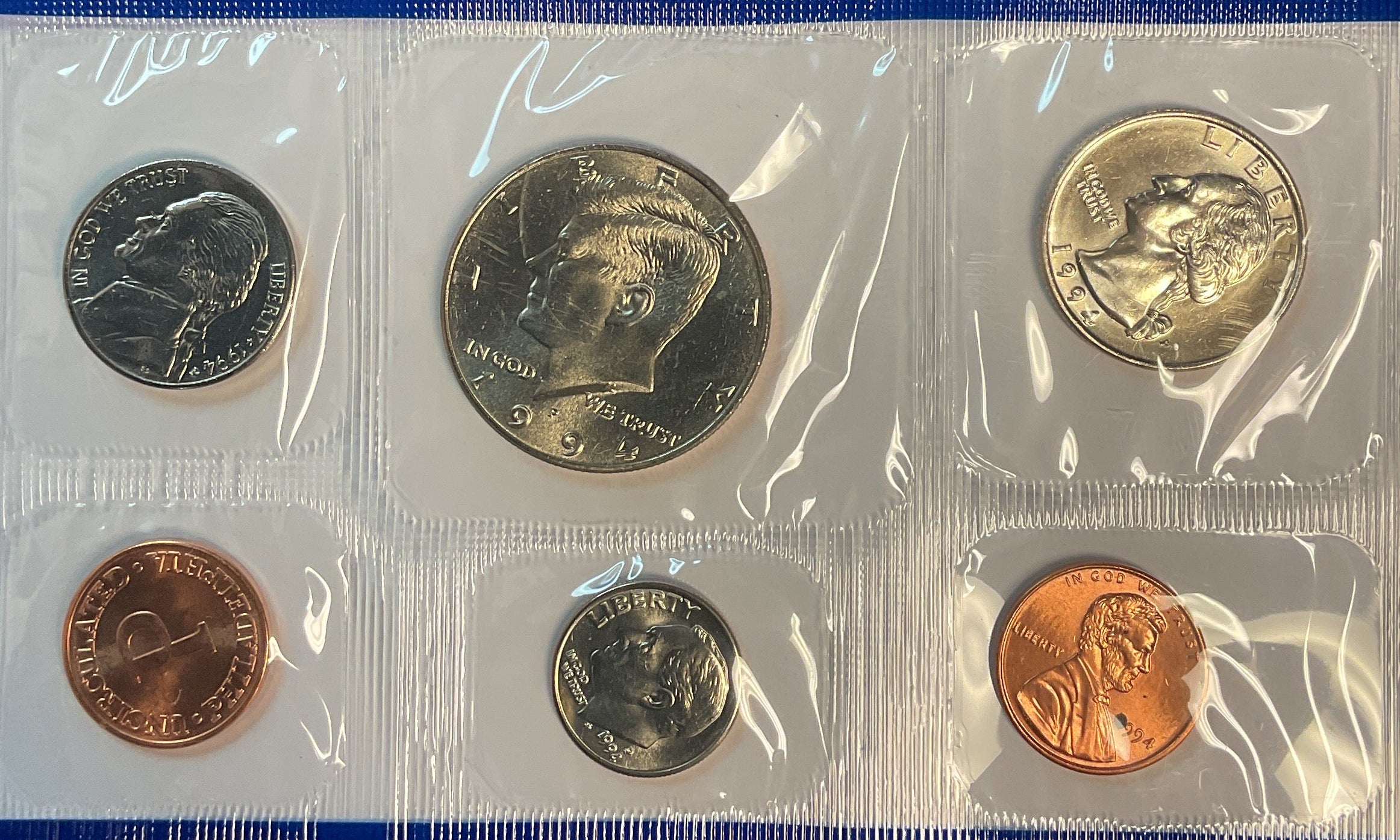 1994 United States Uncirculated 12-Coin Mint Set