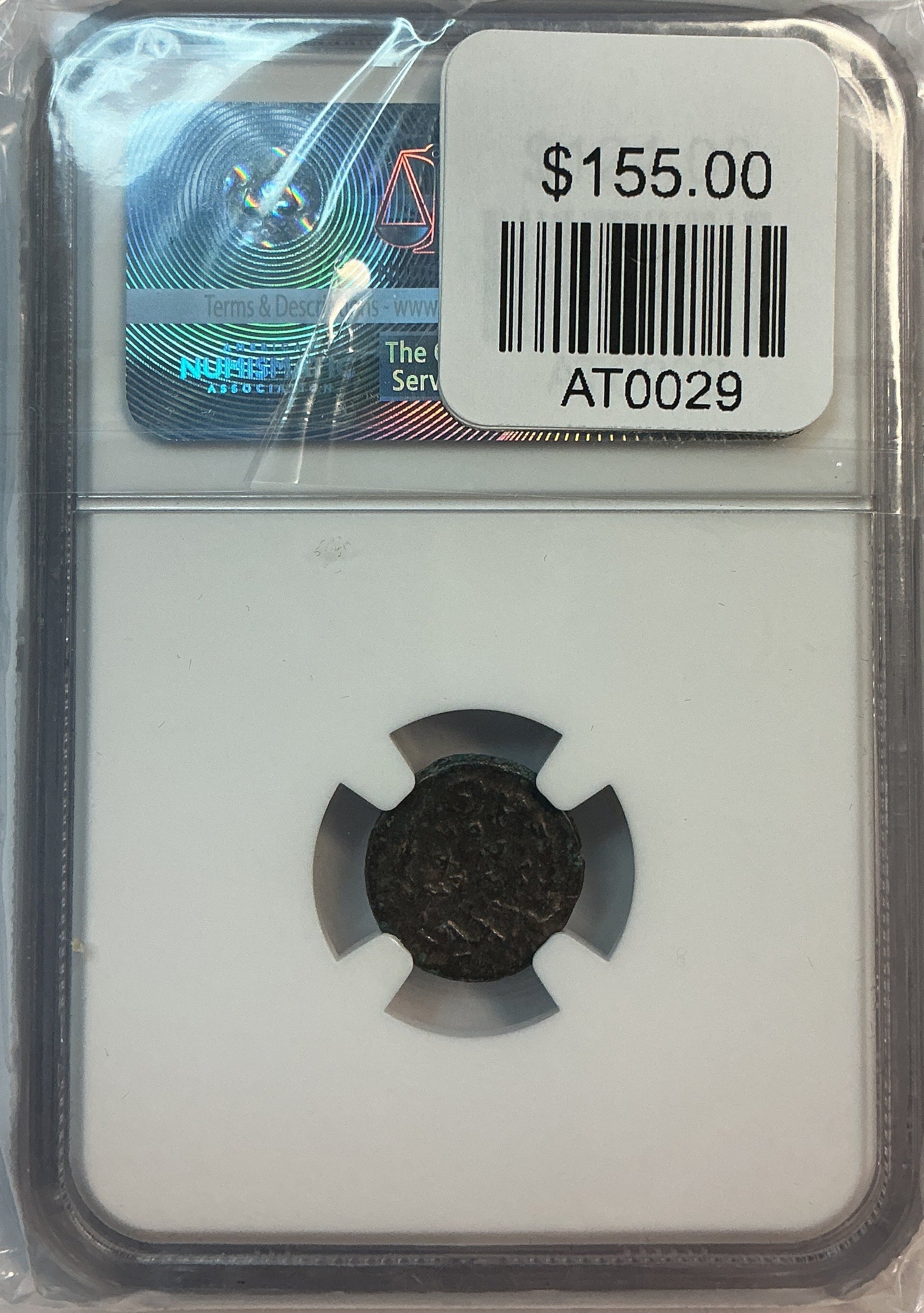 Ancient Coinage, WESTERN ROMAN EMPIRE, GRATIAN, AD 367-383, AE4, Store #AT0029