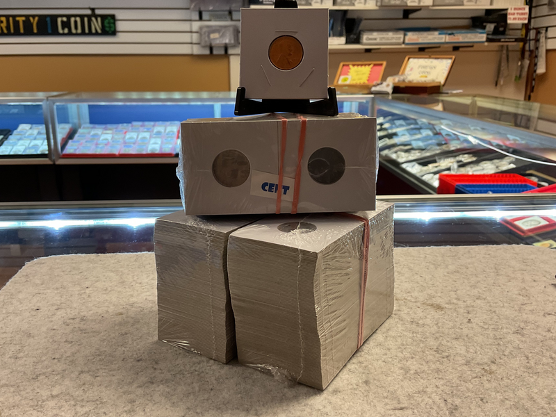 2“x2” Cardboard Coin Holder